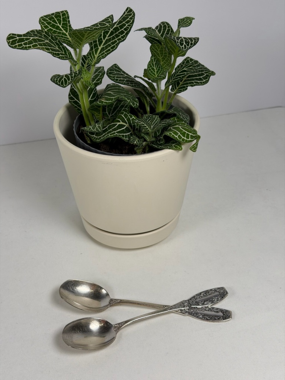 Vintage Soviet 875 Silver Teaspoons Set of 2 | Star Hammer & Sickle